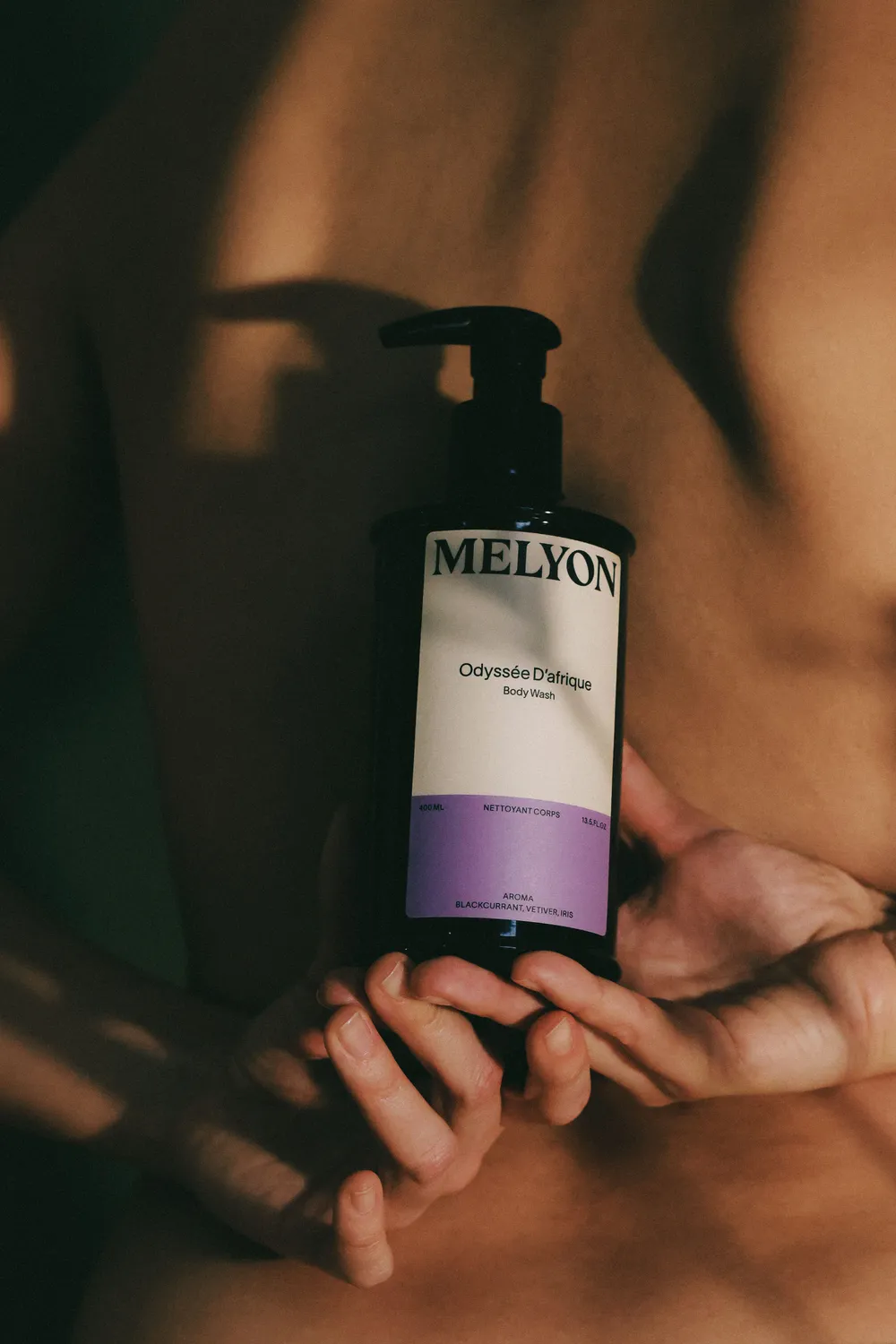 Melyon Odyssée body wash fugtgivende solbær
