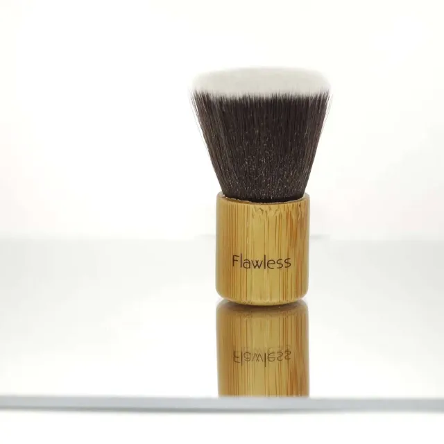 Hedenhus Kabuki børste bambus syntetisk vegansk makeup