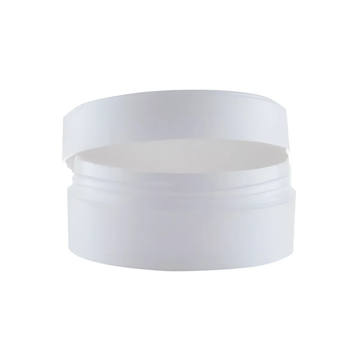 Hedenhus plastbøtte hvid 50 ml tæt låg til creme