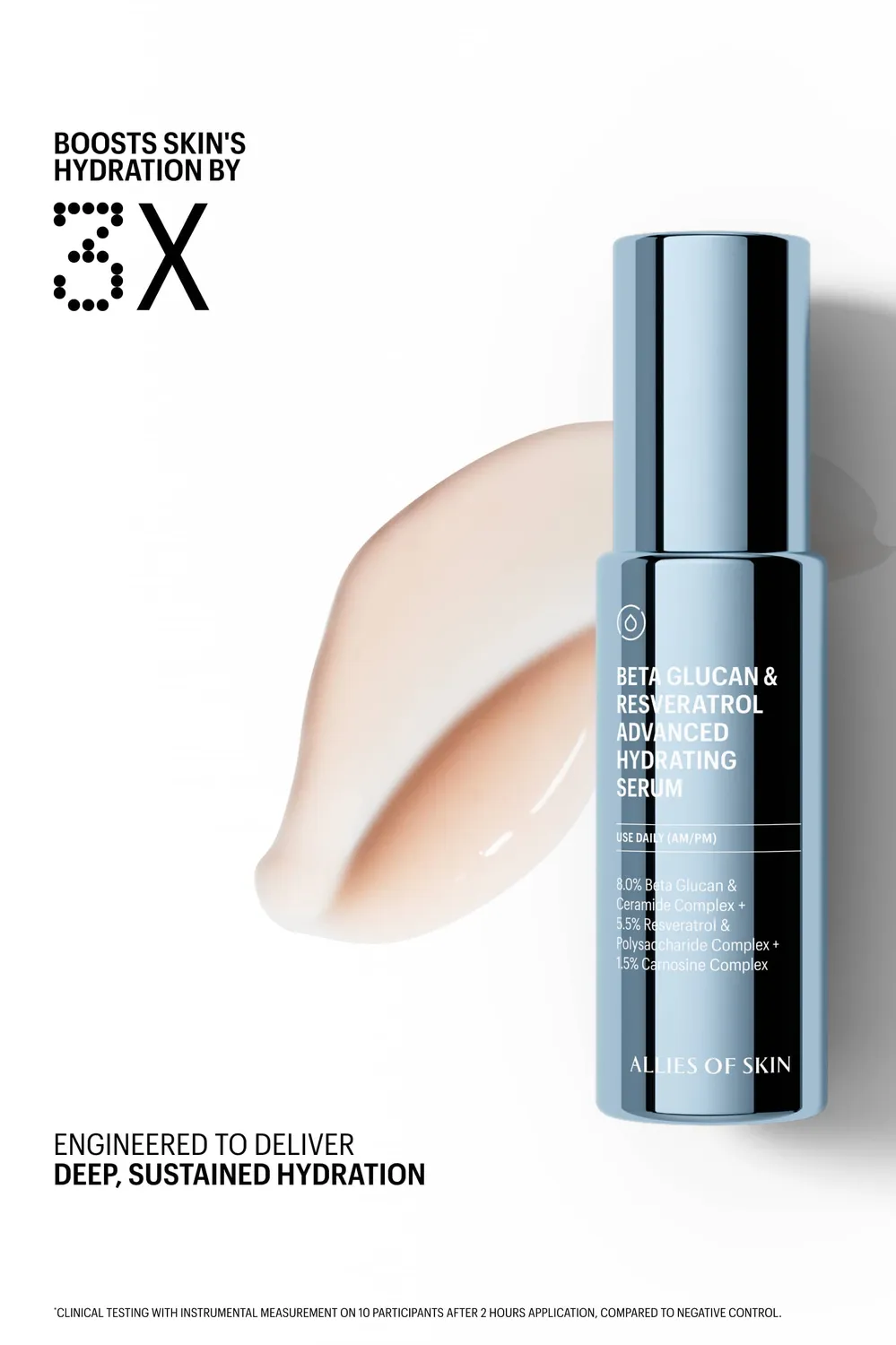Allies of Skin Beta Glucan & Resveratrol Serum fugtgivende