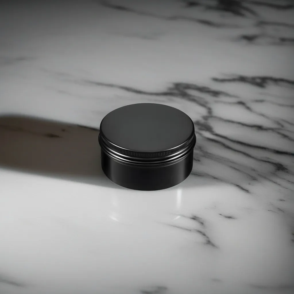 Hedenhus.dk 250 ml sort aluminiumsbøtte med skruelåg