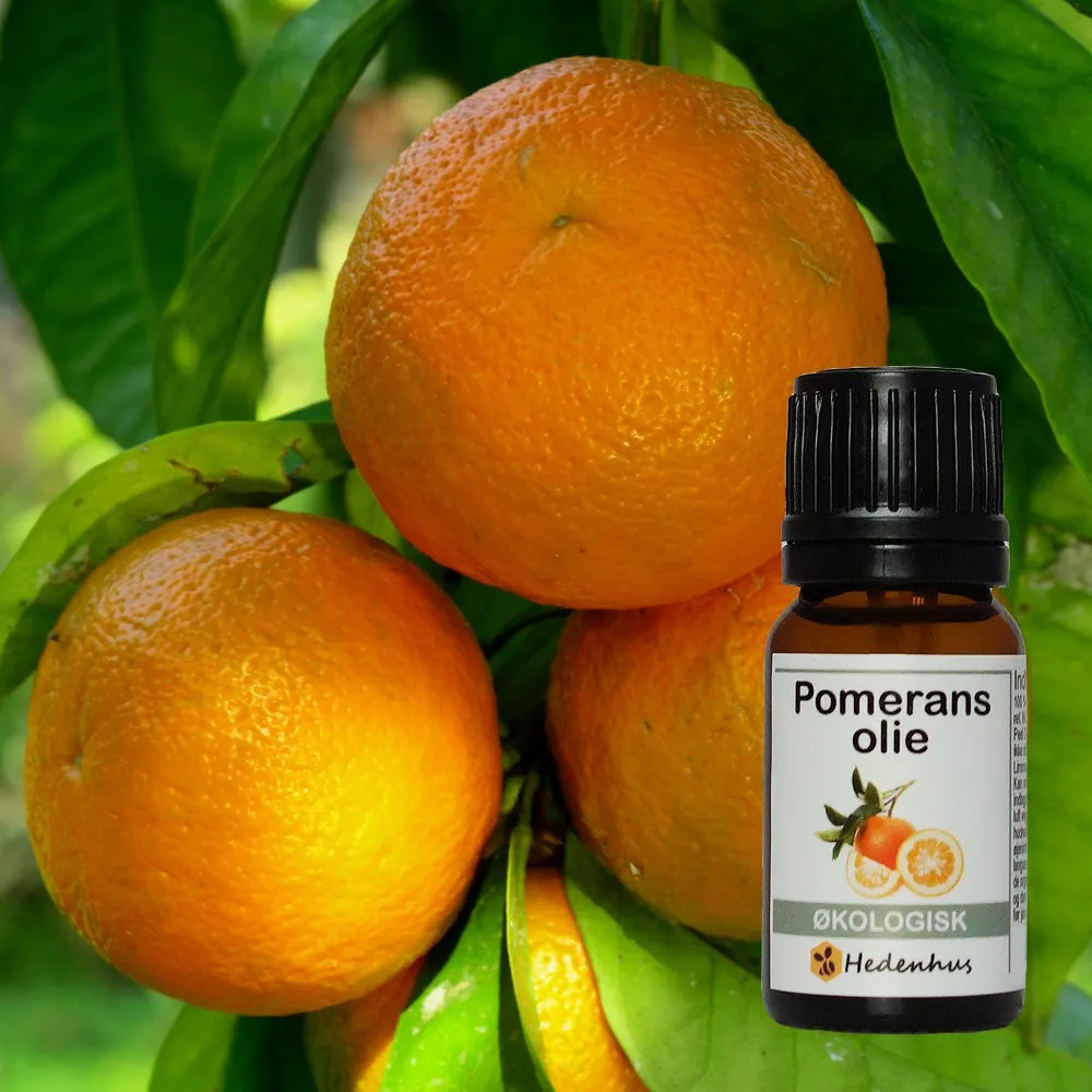 Hedenhus pomeransolie økologisk æterisk olie citrus