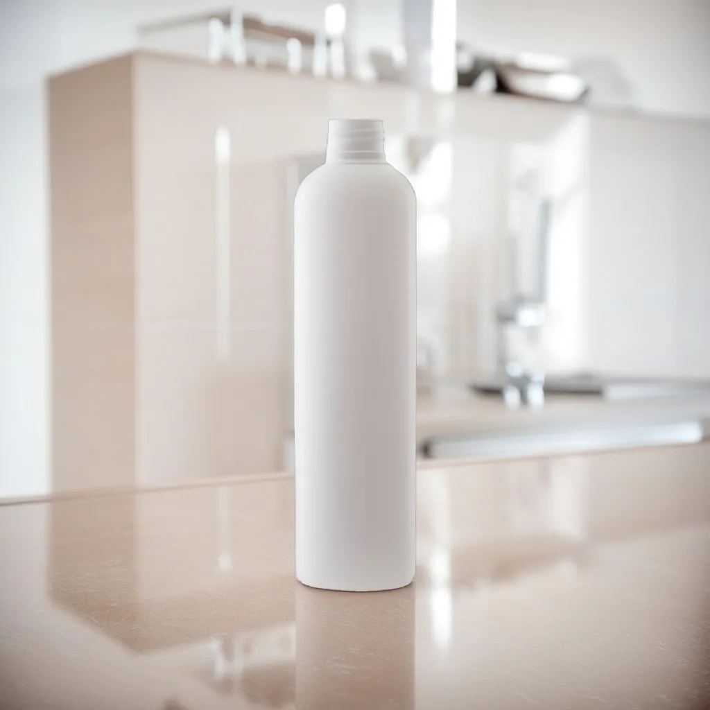 Hedenhus 250 ml mat hvid plastflaske HDPE 24/410 kemikaliebestandig