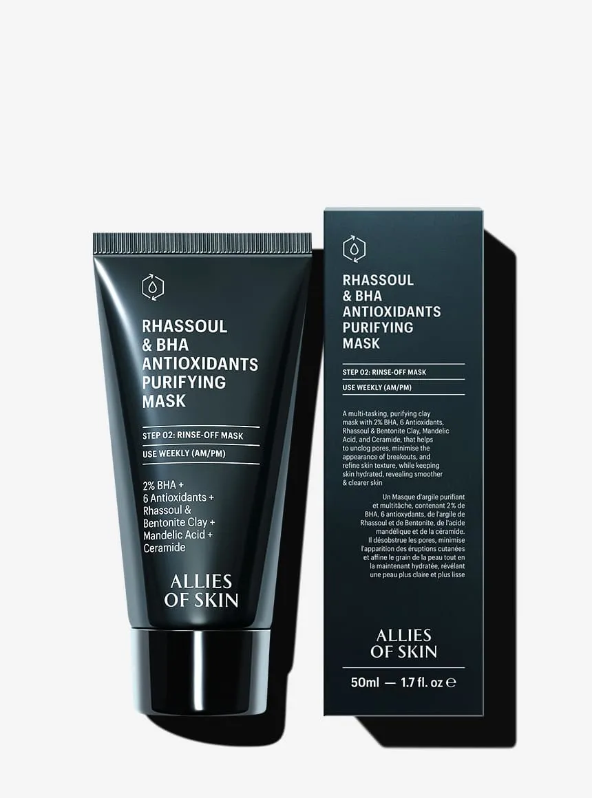 Allies of Skin Rhassoul BHA Purifying Mask lermaske 2% BHA