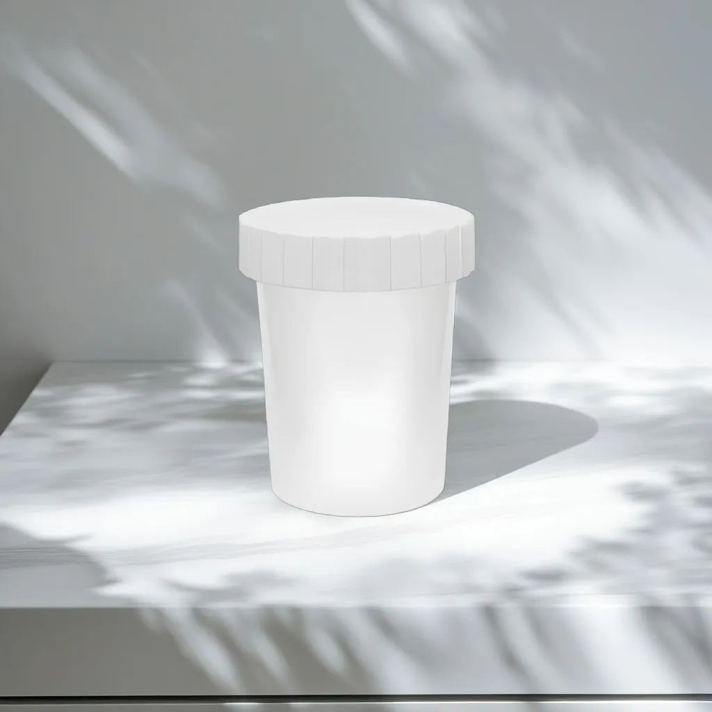 Hedenhus.dk 50 ml plastdåse mat gennemsigtig med låg