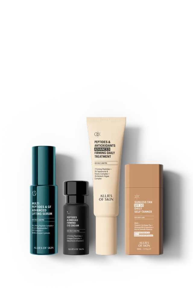 Allies of Skin Firm & Glow Routine hudplejesæt til glød