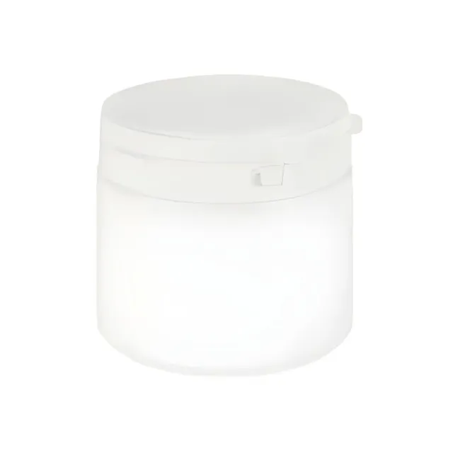 Hedenhus hvid plastdåse 500 ml med originalring