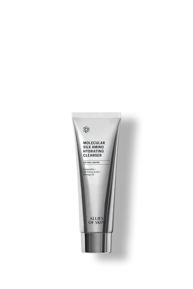 Allies of Skin Molecular Silk Amino Hydrating Cleanser rensegel deluxe