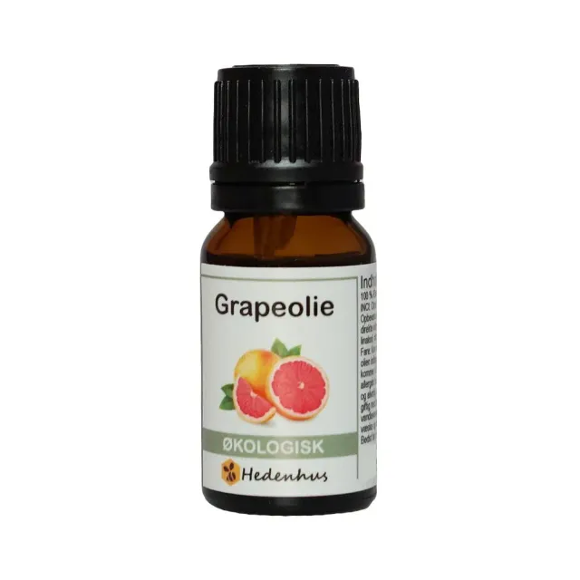Hedenhus økologisk grapeolie æterisk citrus