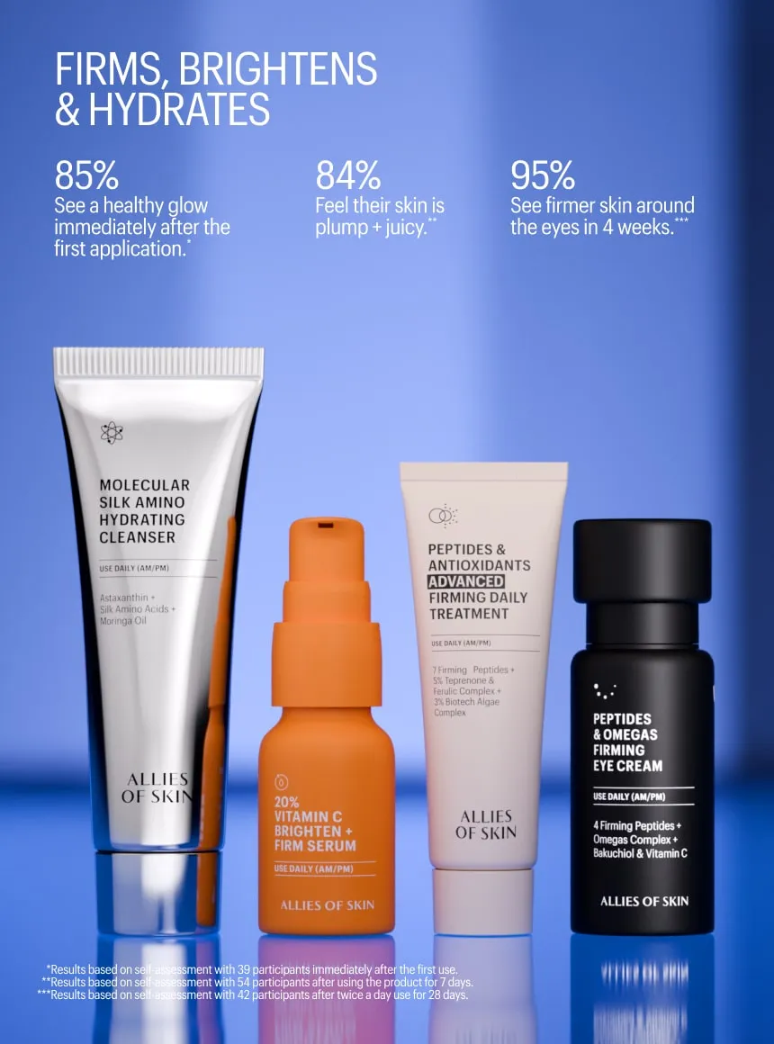 Allies of Skin Firm & Glow Set hudplejesæt opstrammende