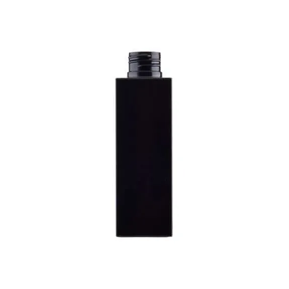 Hedenhus plastflaske 100 ml sort firkantet PET
