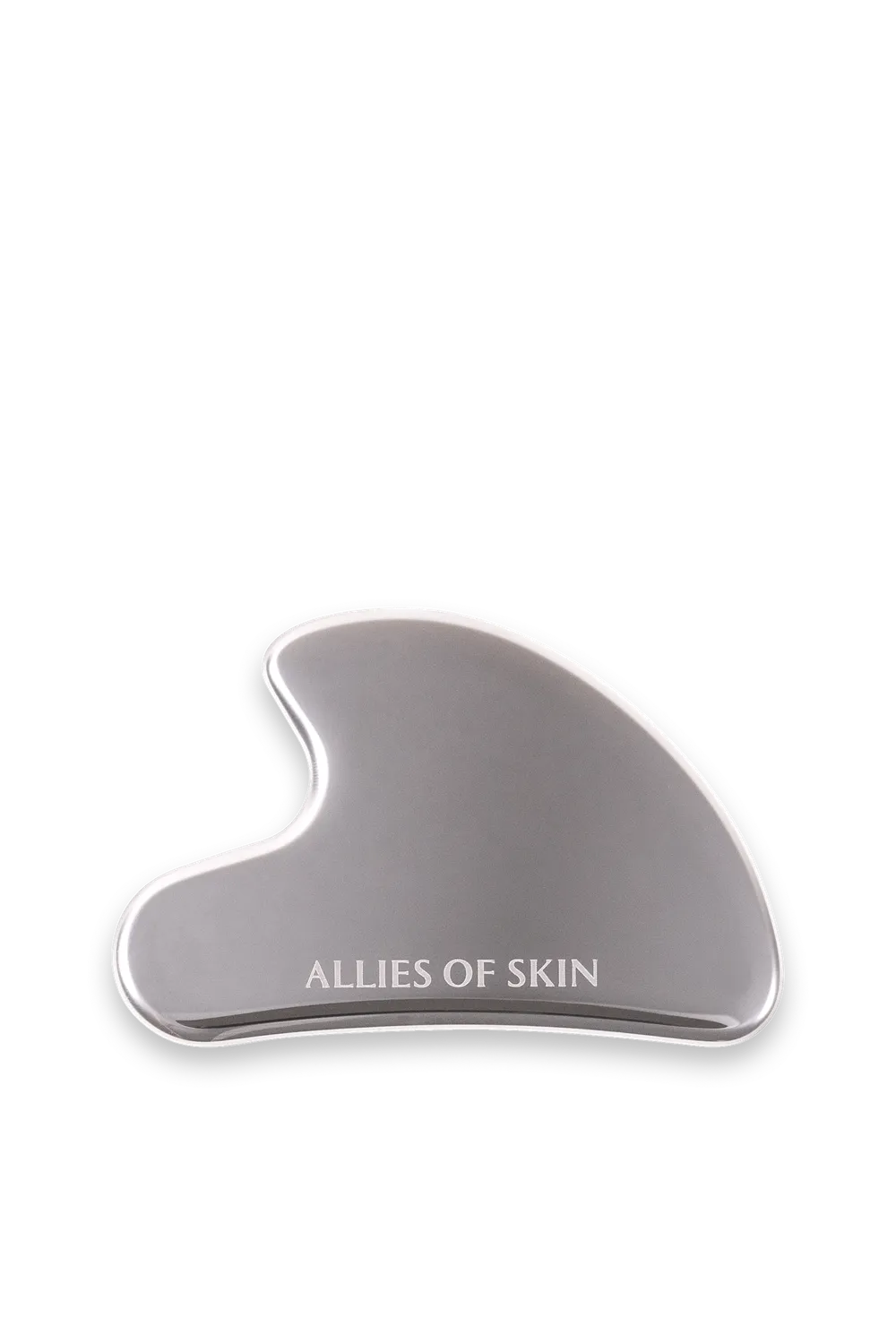 Allies of Skin The Silver Gua Sha ansigtsværktøj metal