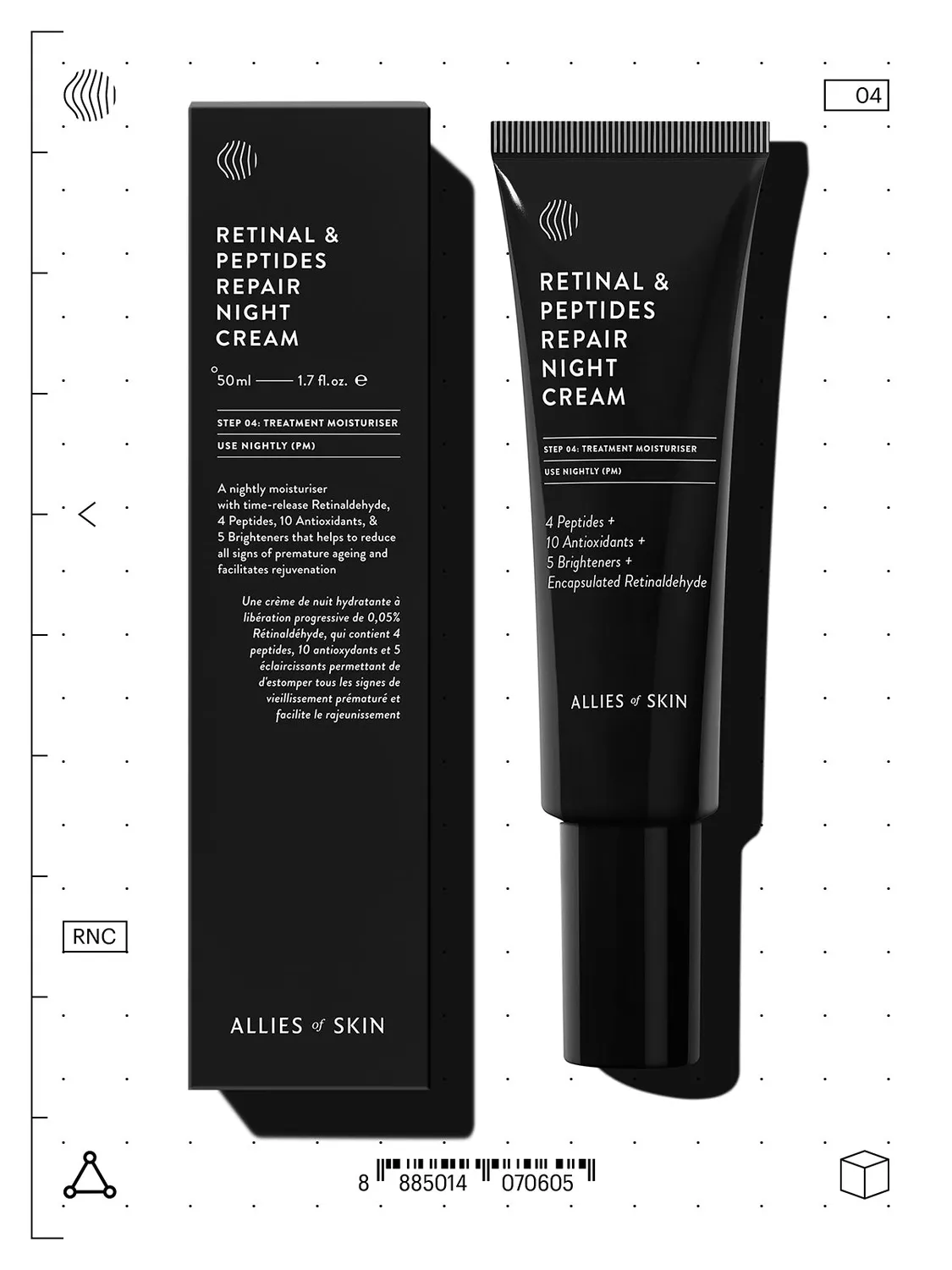 Allies of Skin Overnight Firming Duo serum + natcreme sæt