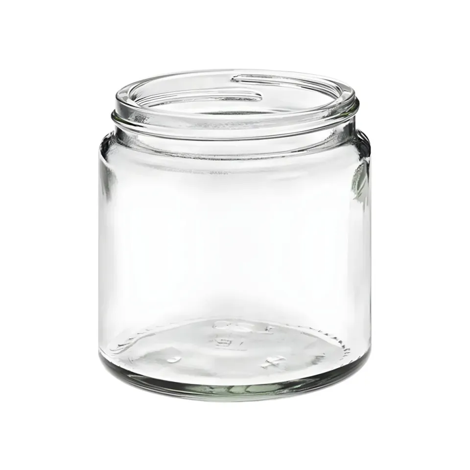 Hedenhus glasbøtte klar 120 ml uden låg SV58/R3