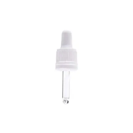 Hedenhus pipettelaag hvid DIN18 til 10 ml flaske