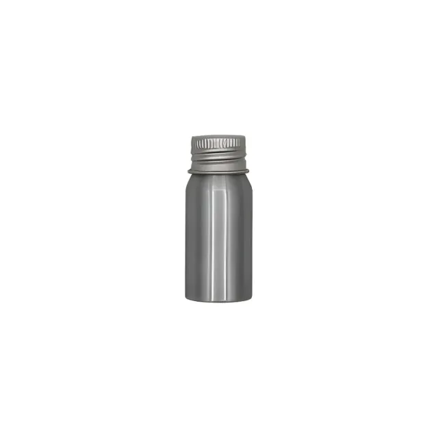 Hedenhus.dk 15 ml aluminiumflaske med låg rejse