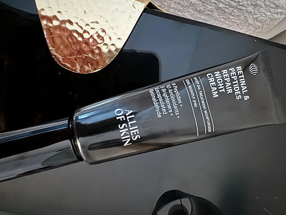 Allies of Skin Retinal 0.05% & Peptides Repair natcreme udglattende