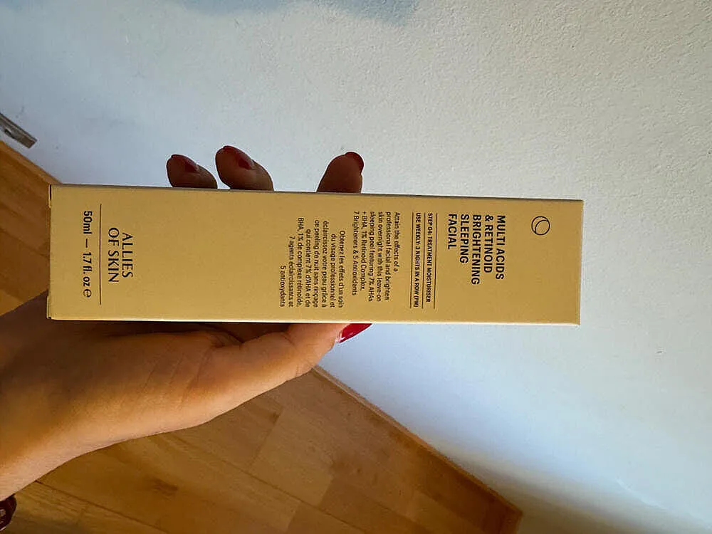 Allies of Skin Multi Acids Retinoid Sleeping Facial natmaske