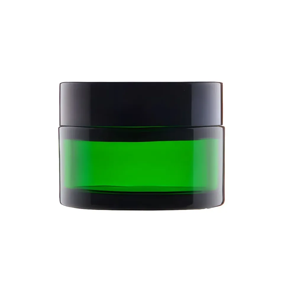 Hedenhus.dk cremebøtte grønt glas 30 ml