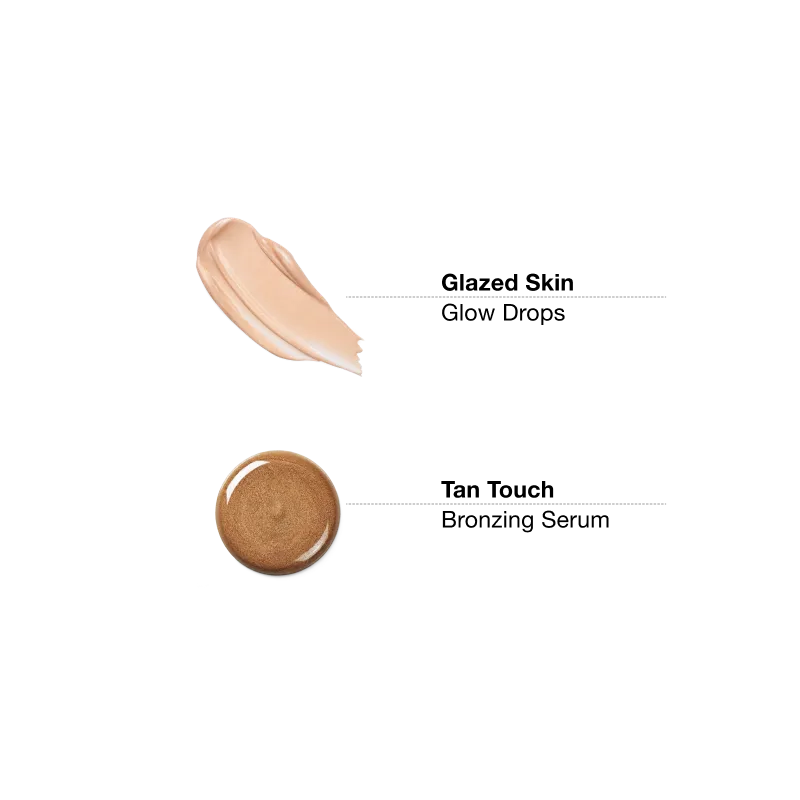 Dr. Emi Arpa Glazed Sun-Kissed glow sæt serum duo