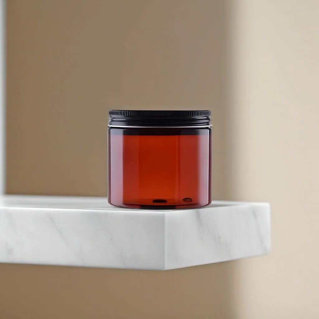 Hedenhus PET bøtte brun 200 ml sort alu låg stor