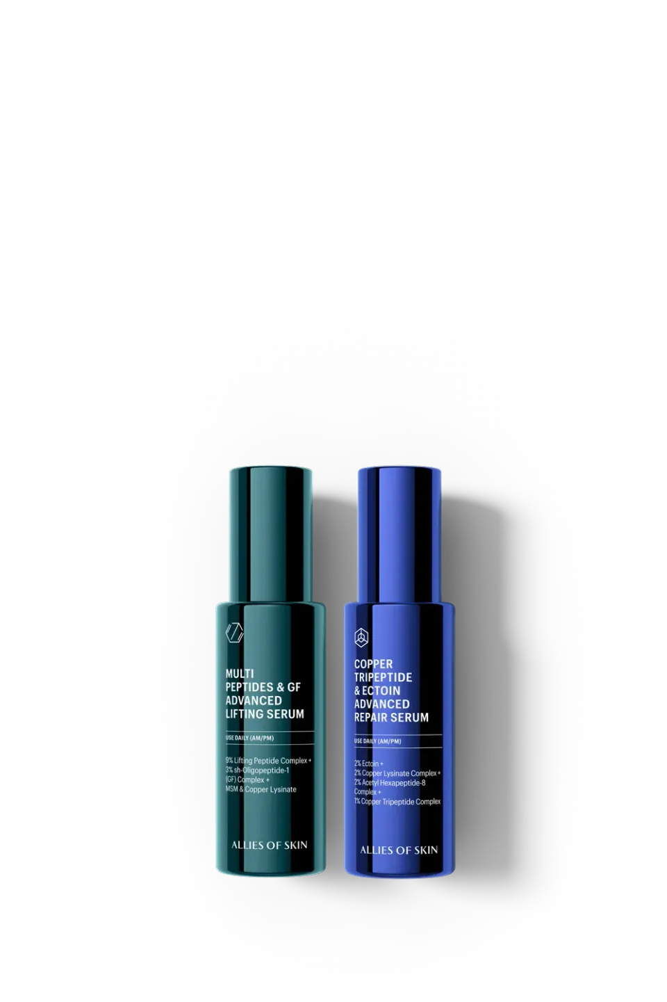 Allies of Skin Recover & Lift Duo serum sæt value size opstrammende