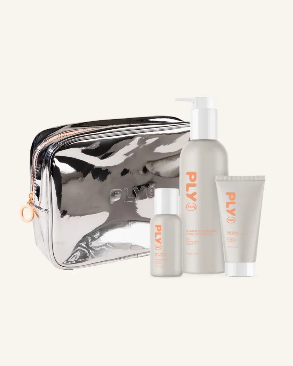 PLY SKIN The Ply Kit hudplejesæt 4 dele til glød
