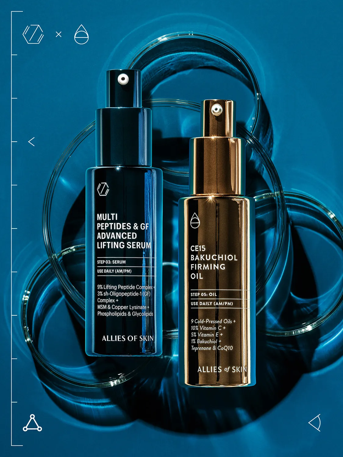 Allies of Skin Firm + Lift Duo serum sæt opstrammende