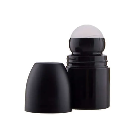 Hedenhus Roll-on beholder 50 ml sort genopfyldelig PP