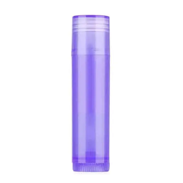Hedenhus læbepomadehylster 5 ml lilla transparent