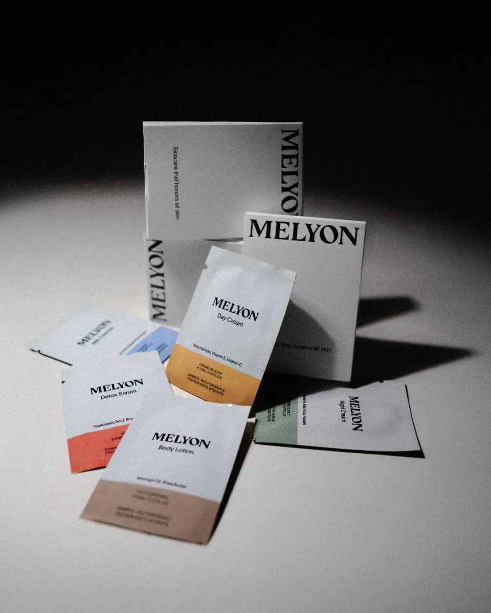 Melyon Discovery Set prøvesæt 5x2 ml til ansigt krop