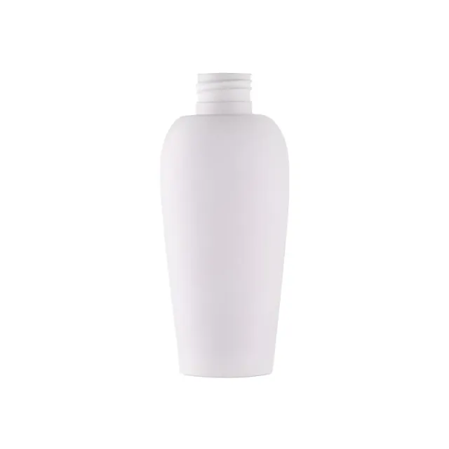 Hedenhus 125 ml konisk plastflaske hvid HDPE